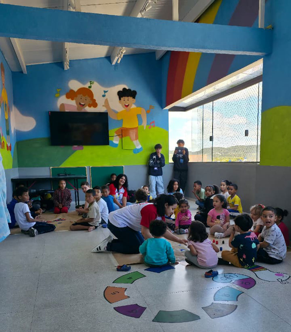Kids at school