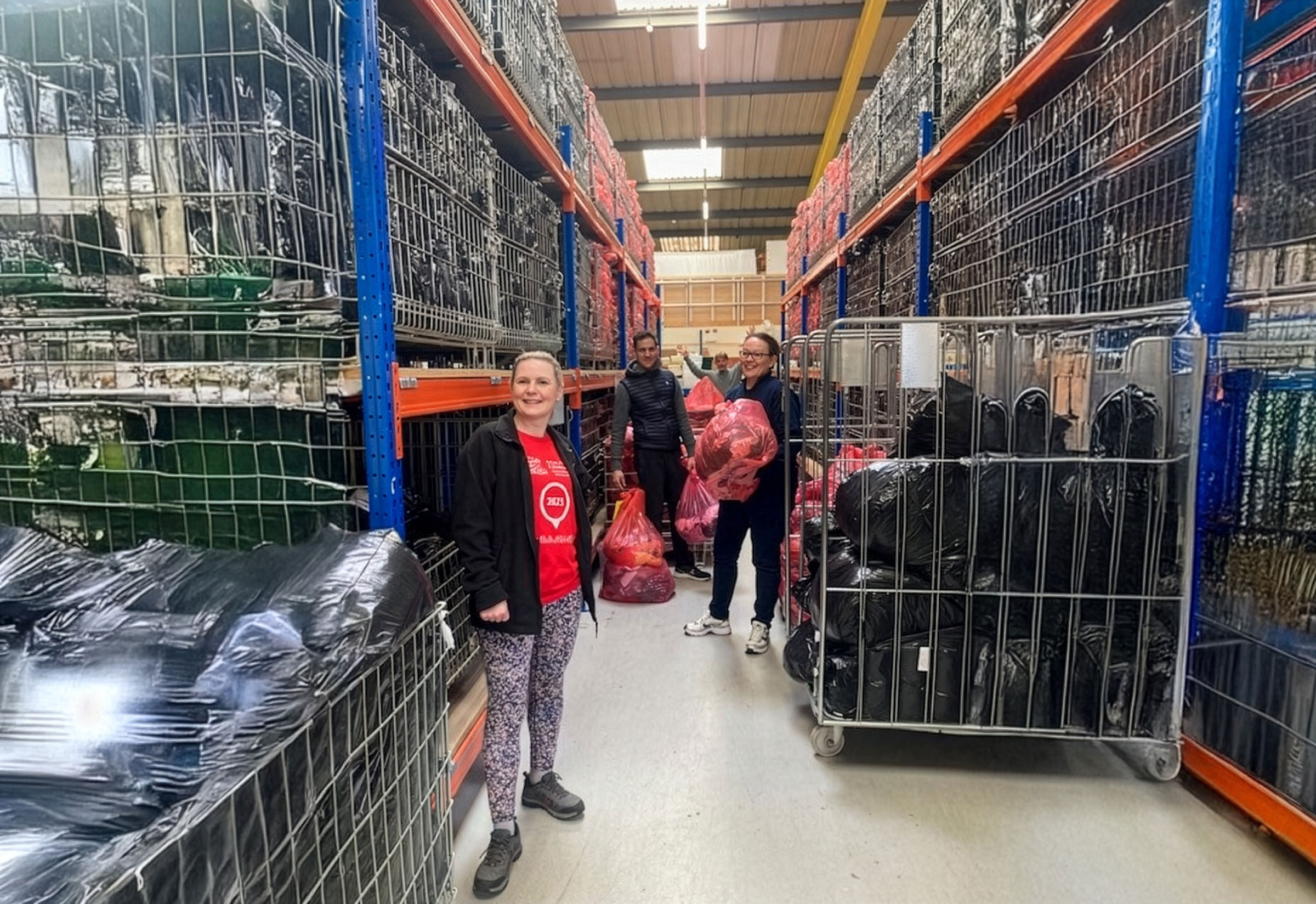 K2 UK team members take part in Spring Warehouse Day with Naomi House & Jacksplace
